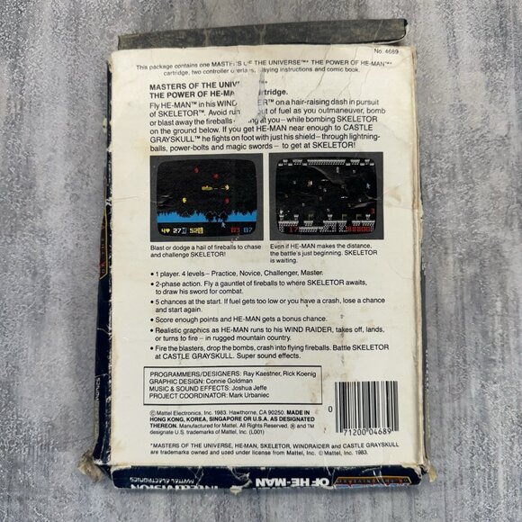 Masters of the Universe: The Power of He-Man (Intellivision, 1983) Untested - Picture 5 of 8